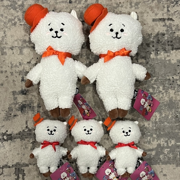 NWT BT21 13in & 7in Plush Friendly Assortment Bundle
